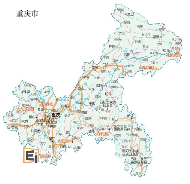 重庆市大学分布图