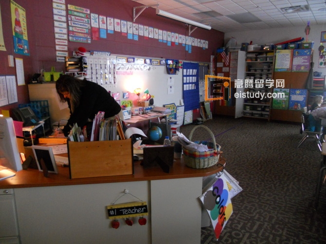 美国留学学校教室