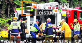 新加坡游客在新西兰发生车祸