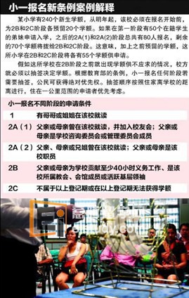 20130820092957733-1 2014年起新加坡小一报名2B及2C阶段预留20学额