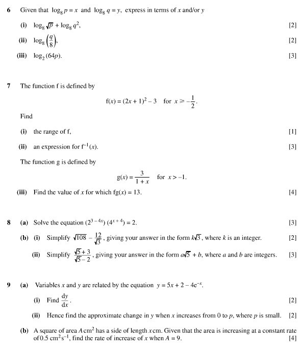 新加坡O水准试卷