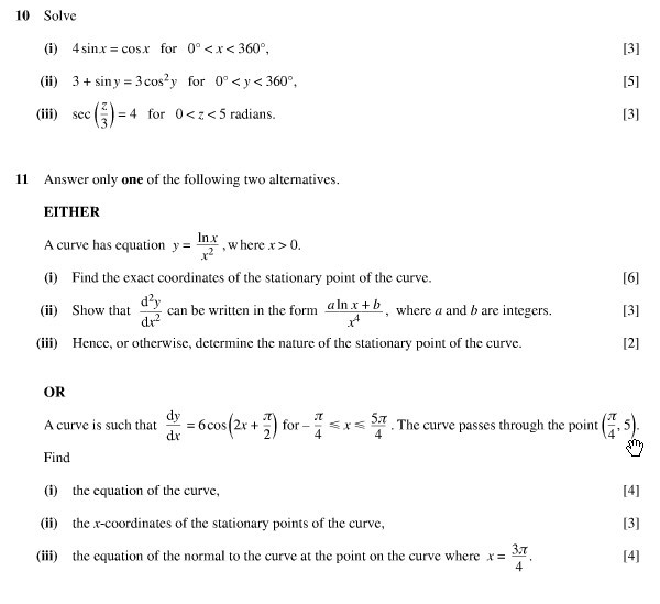 新加坡O水准试卷