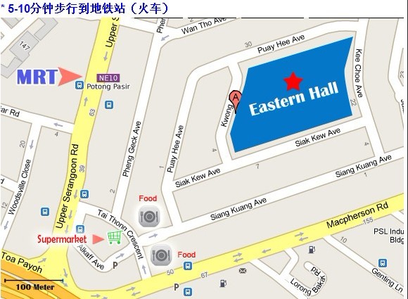 新加坡东亚管理学院宿舍地理位置和地图